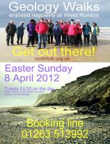 Poster for Easter Sunday walk, 2012