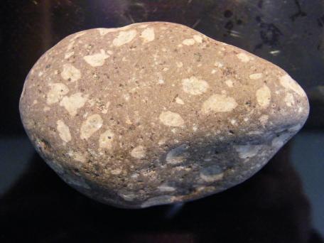 A small boulder but not true rhomb porphyry