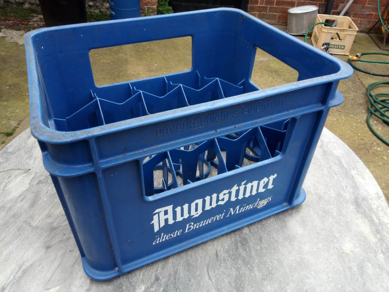 Plastic beer crate