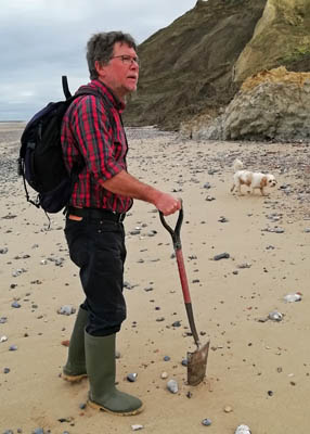 Geology Walks leader Martin Warren