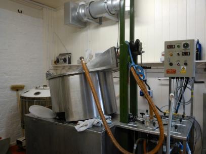 The mash tun hoist broke and nearly ruined the day
