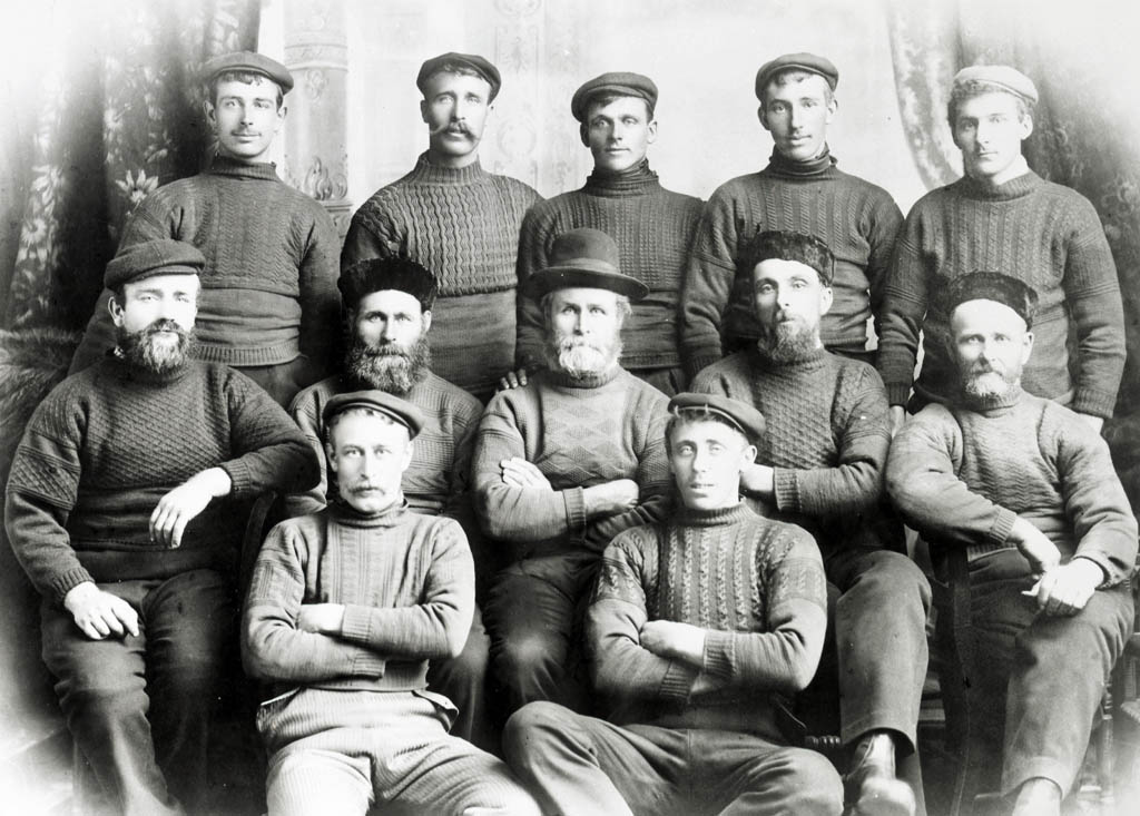 Sheringham fishing crews about 1900