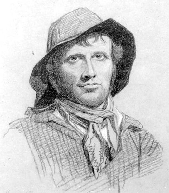 Study of a fisherman, 1840