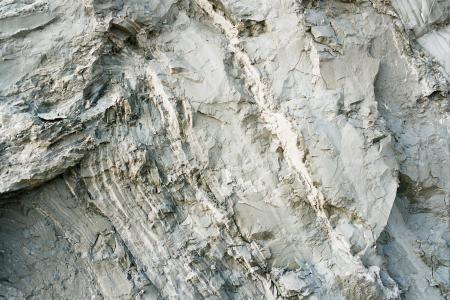 Detail of glacial lake clays