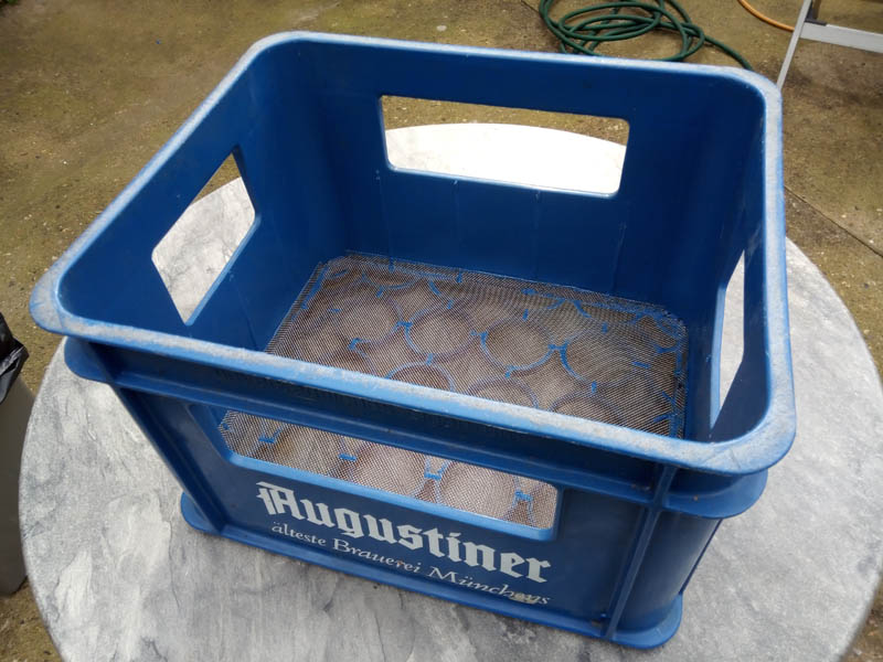 The finished sieve