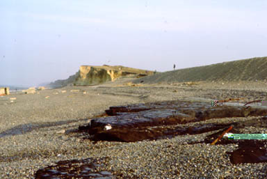 Weybourne beach looking east